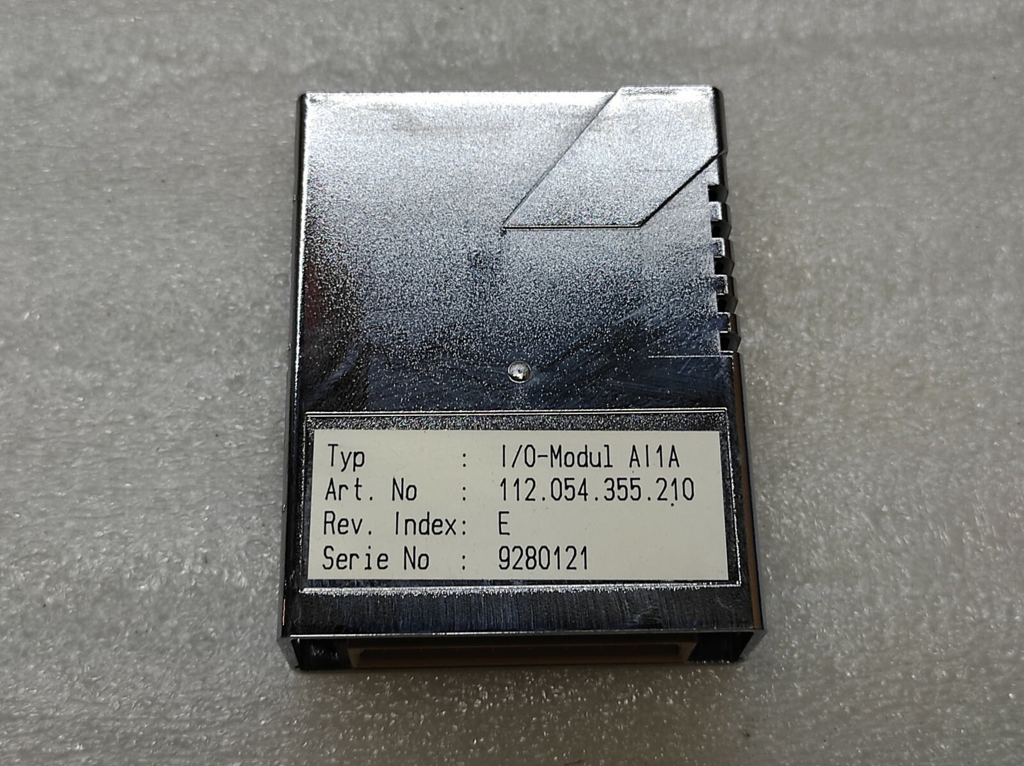 SULZER 112.054.355.210 I/O MODULE AI1A REV E
