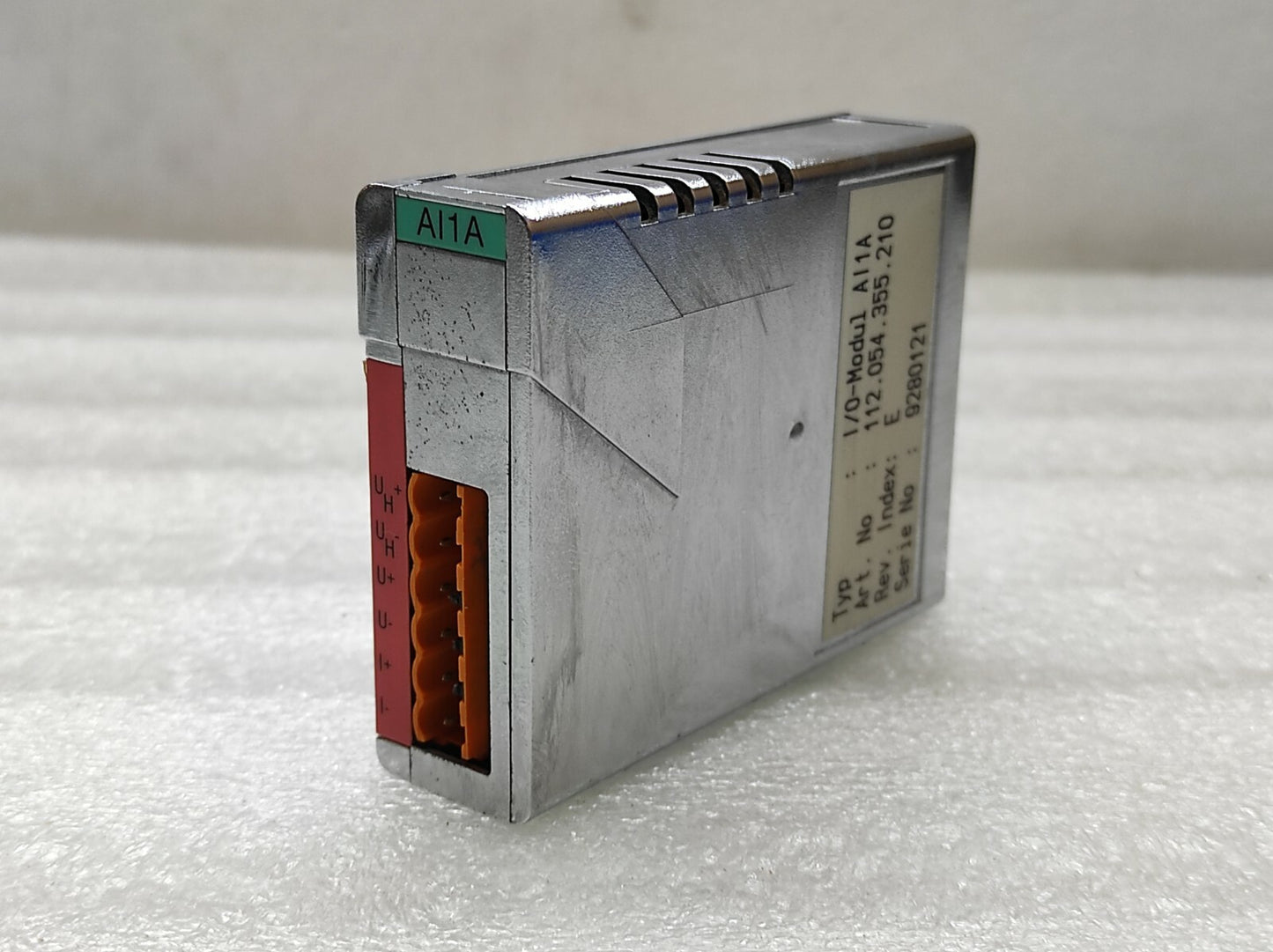 SULZER 112.054.355.210 I/O MODULE AI1A REV E