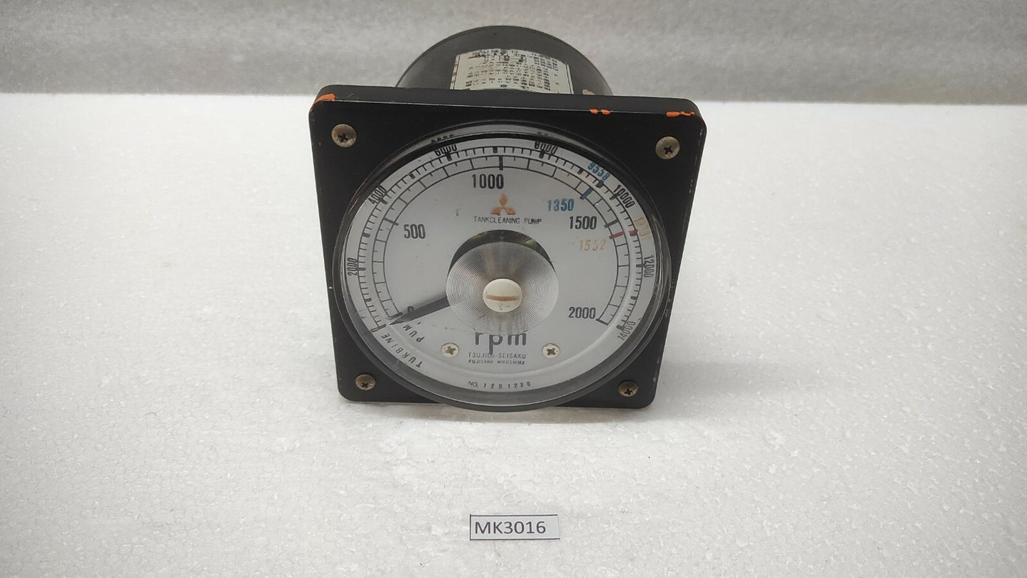 TSUJIDO SEISAKU RPM INDICATOR TURBINE TANK CLEANING PUMP