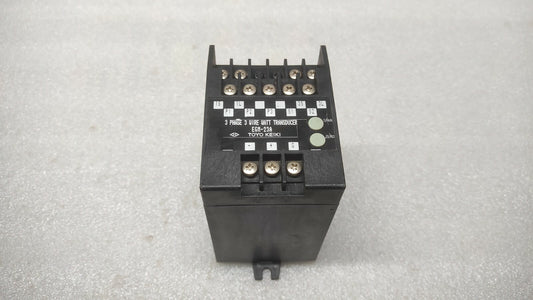 TOYO KEIKI EGM-23A 3-PH 3-WIRE WATT TRANSDUCER