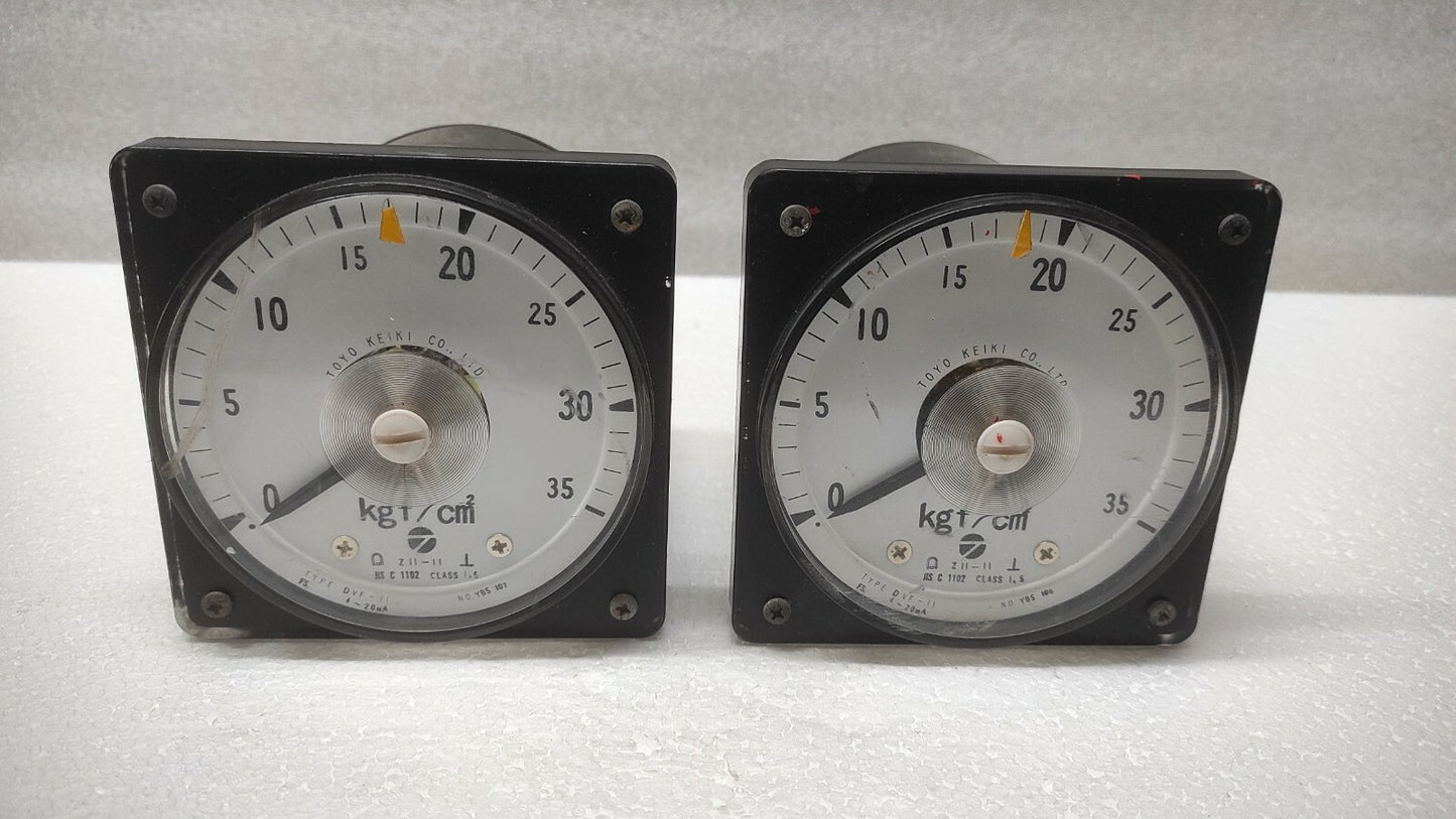 TOYO KEIKI DVF-11 PRESSURE INDICATOR TKDVF11