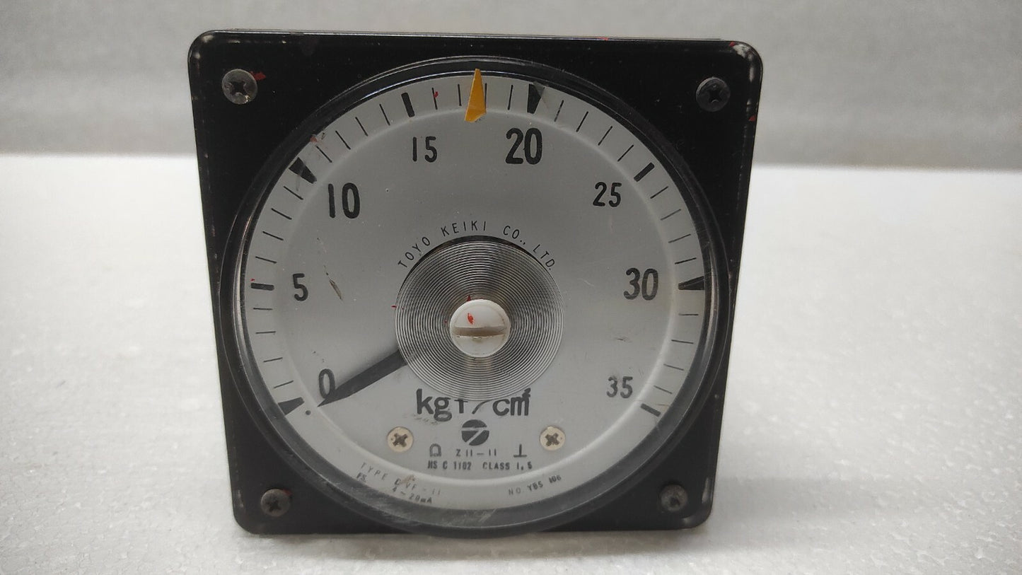TOYO KEIKI DVF-11 PRESSURE INDICATOR TKDVF11