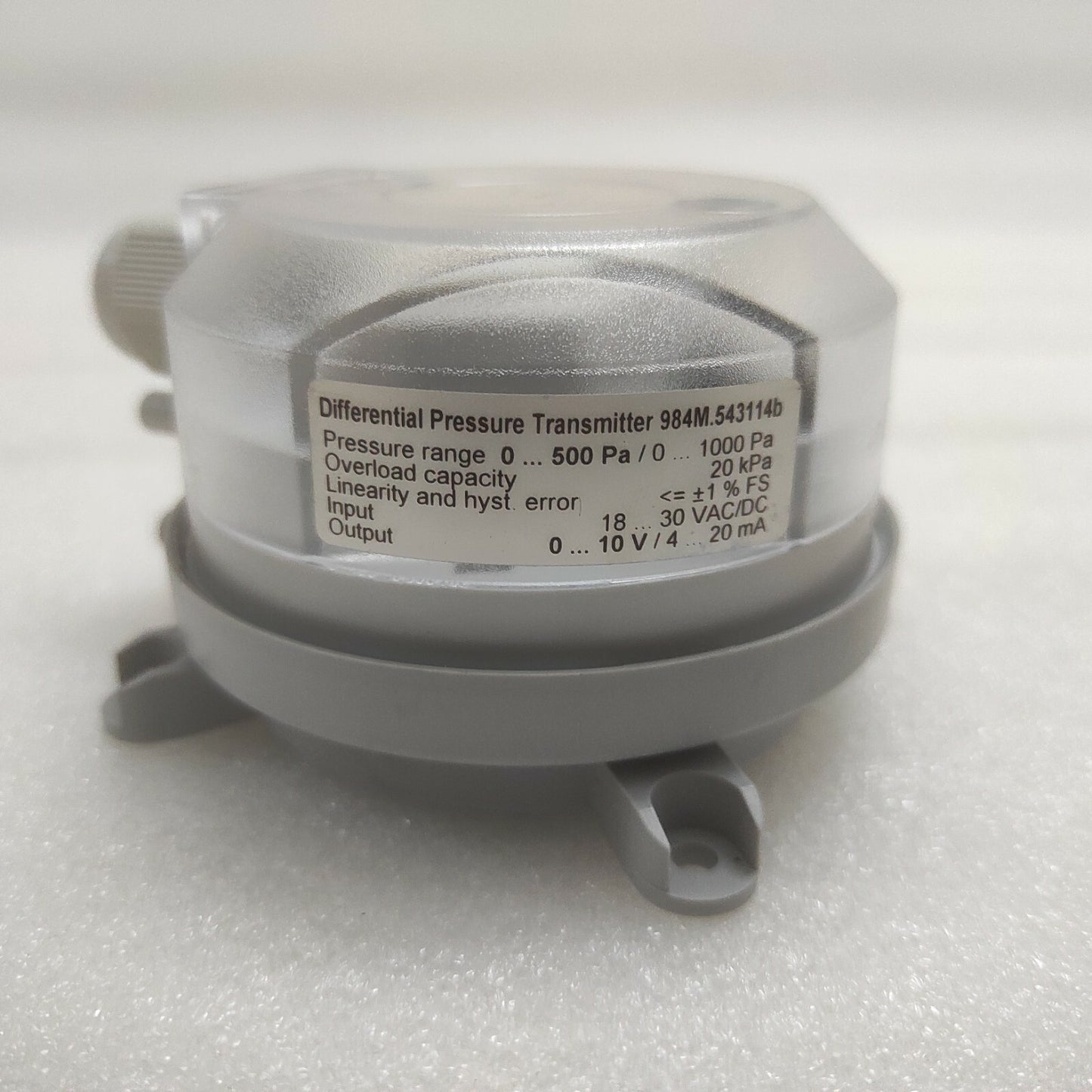 SAUTER 984M.543114B4 DIFFERENTIAL PRESSURE TRANSMITTER  18-30VAC/DC