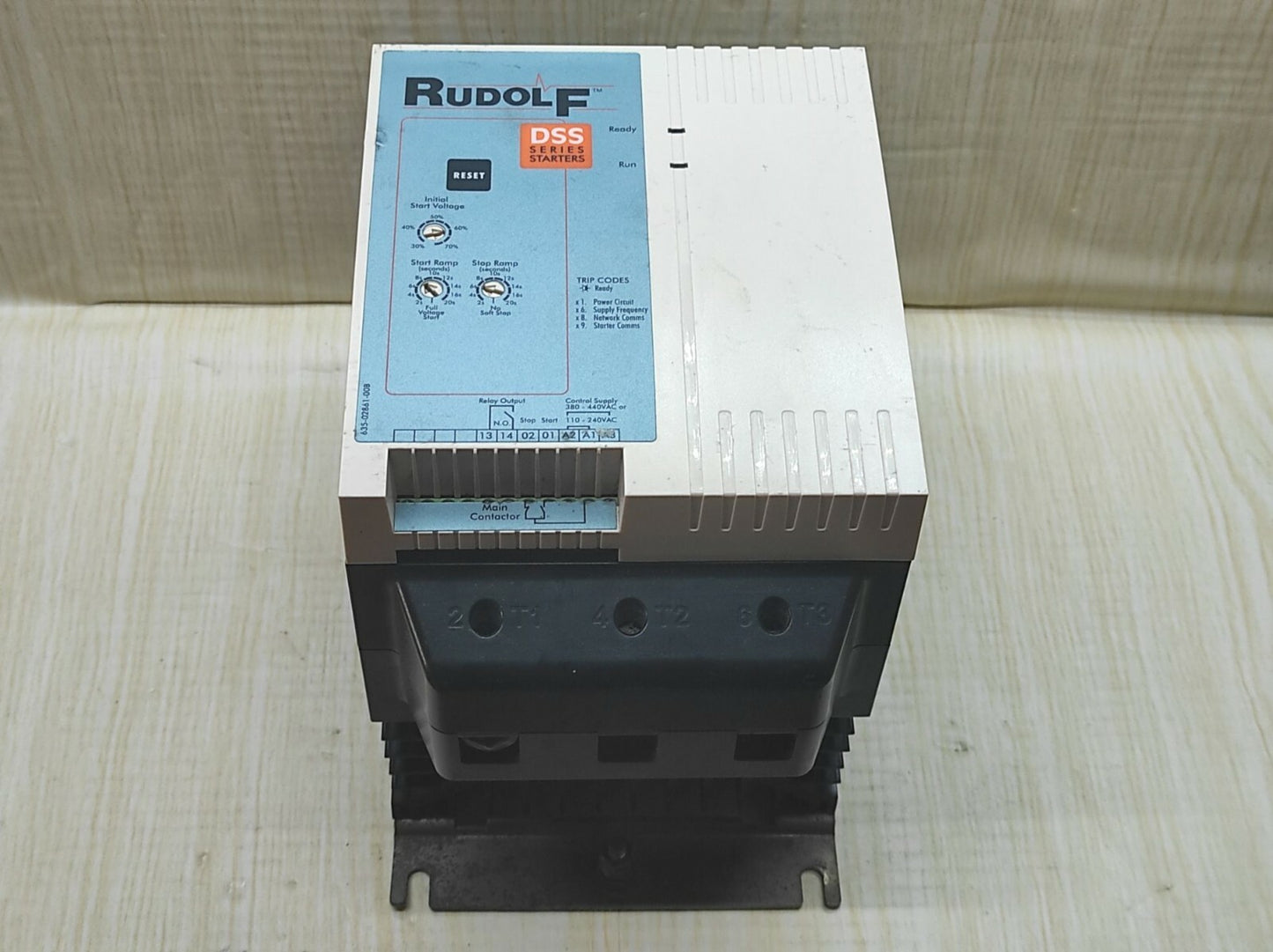 RUDOLF DSS SERIES DSS-037-V4-C1 STARTERS DSS-037-41 3-PHASE STARTER