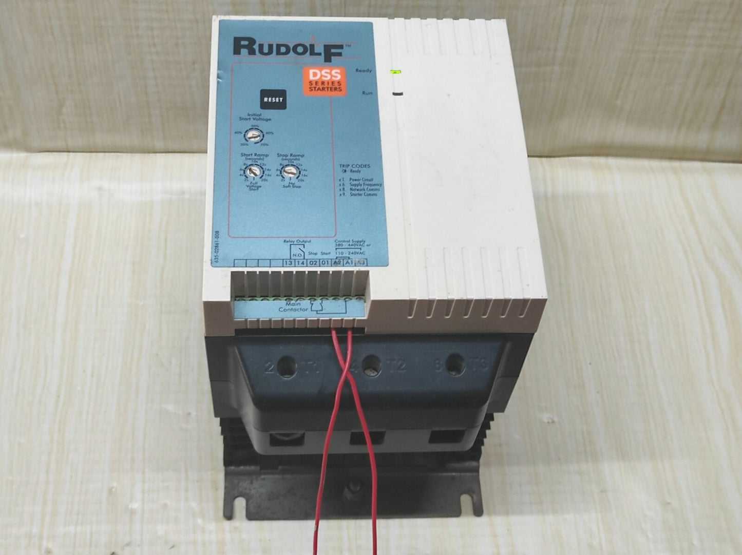 RUDOLF DSS SERIES DSS-037-V4-C1 STARTERS DSS-037-41 3-PHASE STARTER
