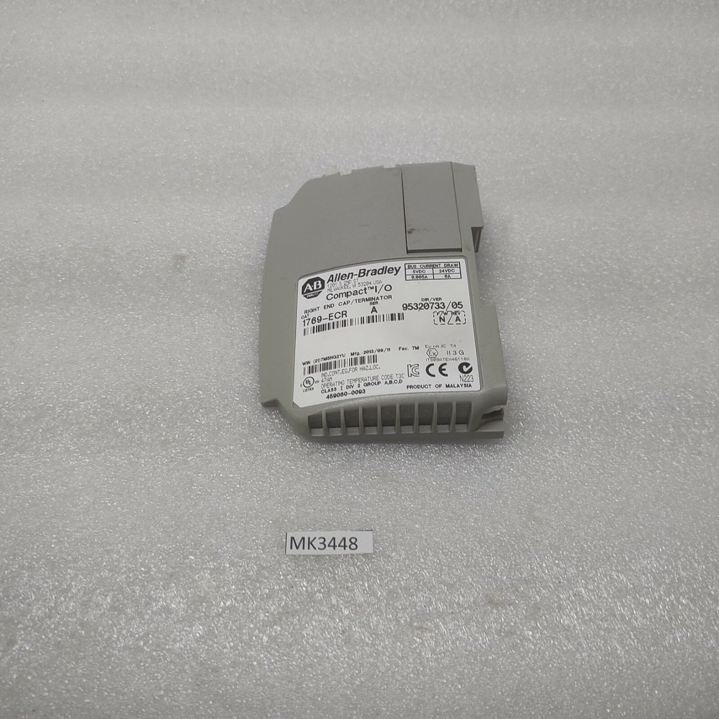 ALLEN BRADLEY CAT 1769-ECR COMPACT I/O MODULE