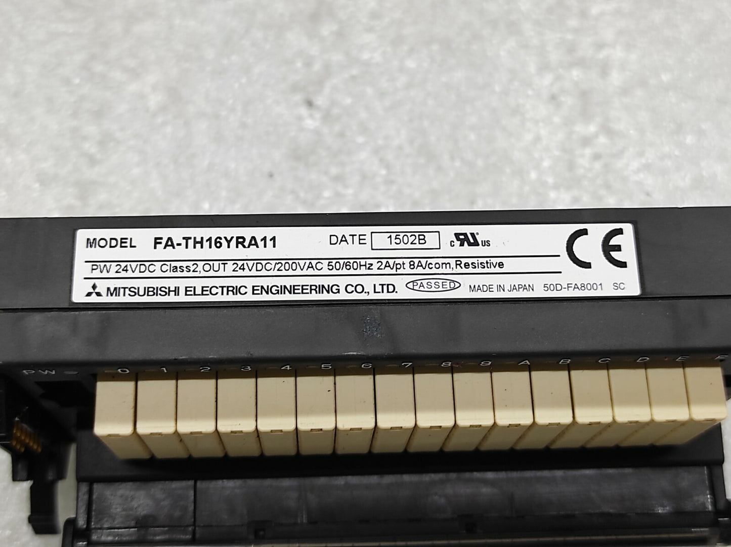 MITSUBISHI FA-TH16YRA11 TERMINAL MODULE