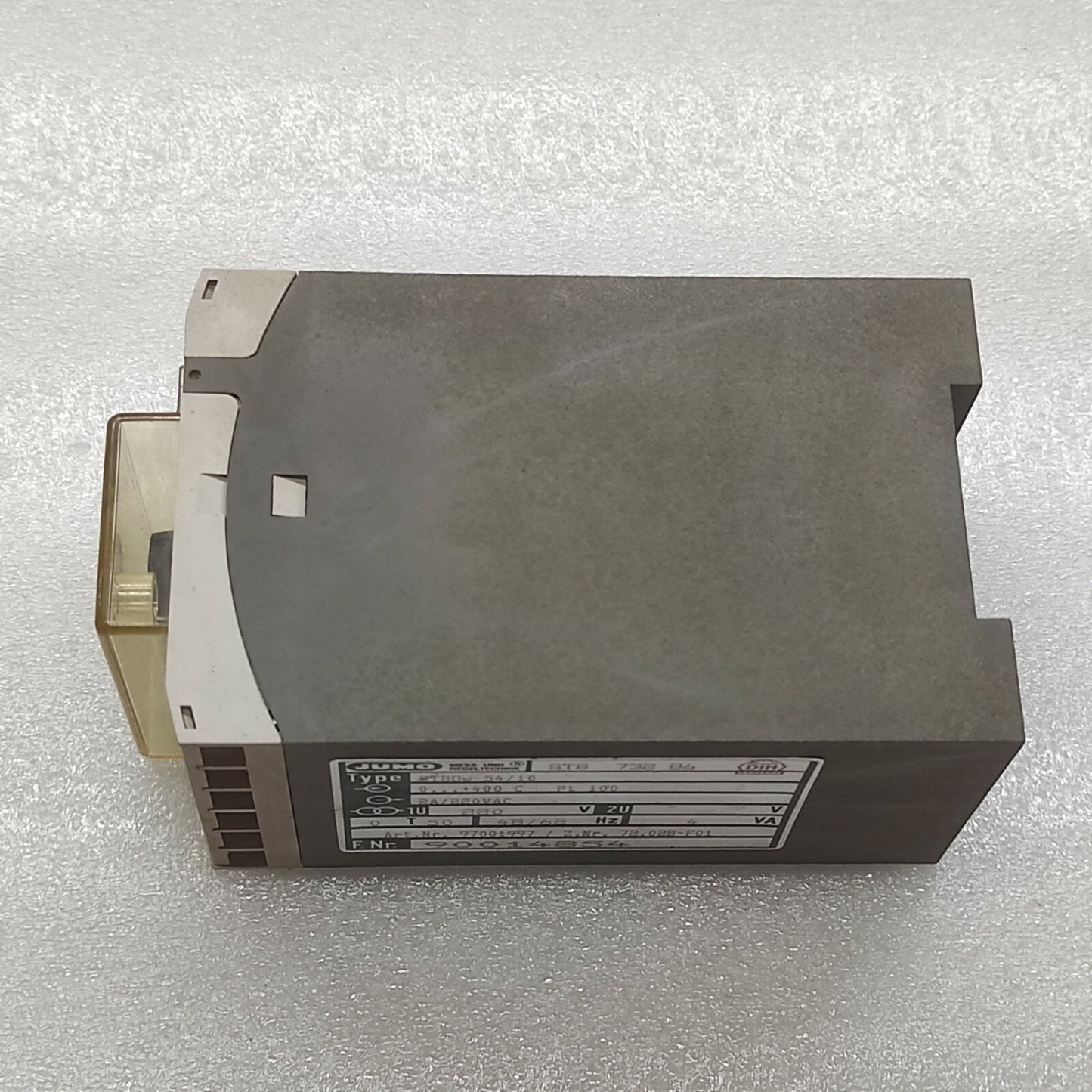 JUMO STBOW-54/10 TEMPERATURE CONTROLLER 97001997 0-400'C 220VAC