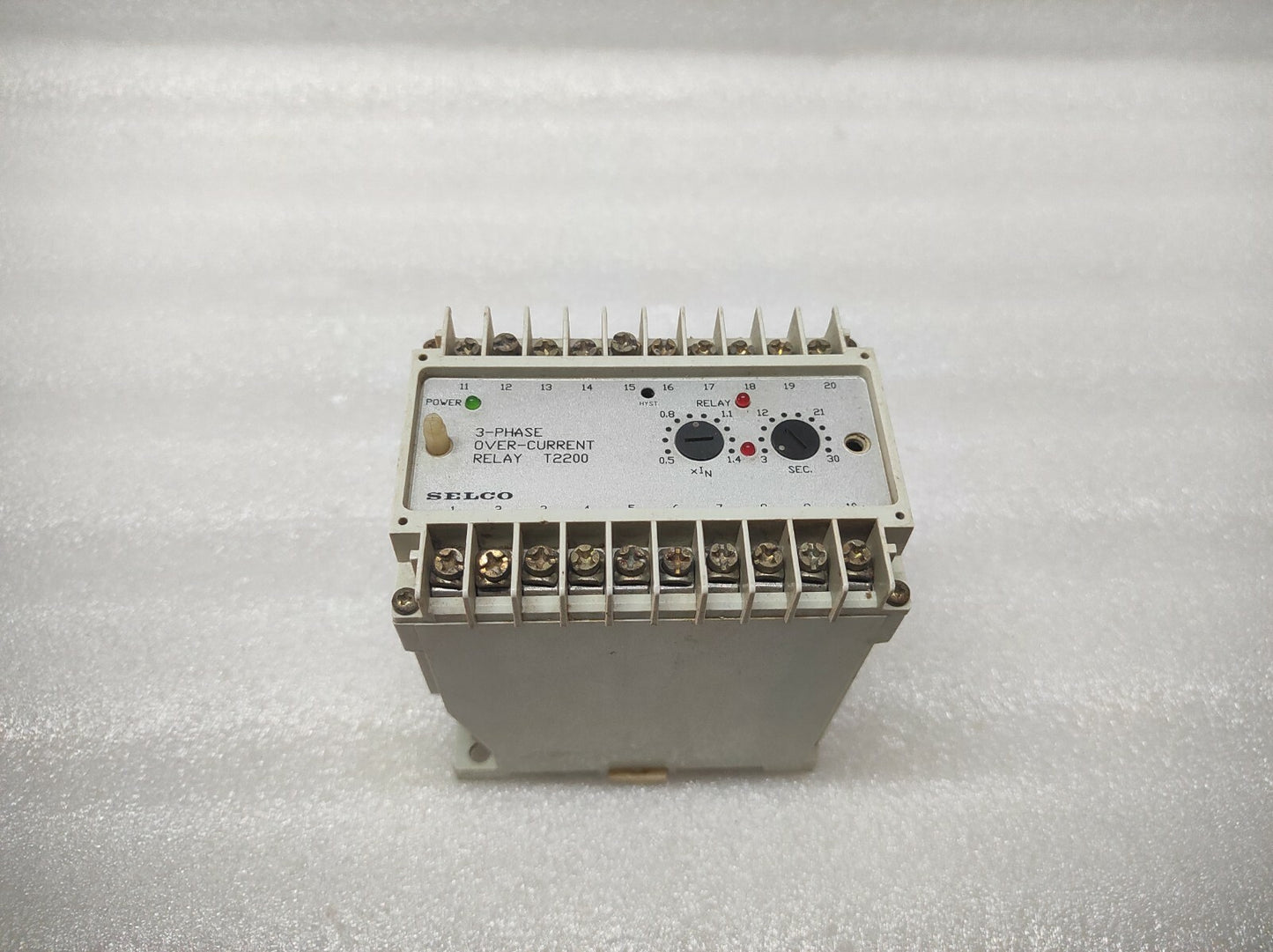 SELCO T2200-05 3-PHASE OVERCURRENT RELAY 24VDC