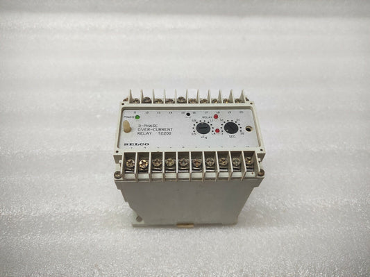 SELCO T2200-05 3-PHASE OVERCURRENT RELAY 24VDC