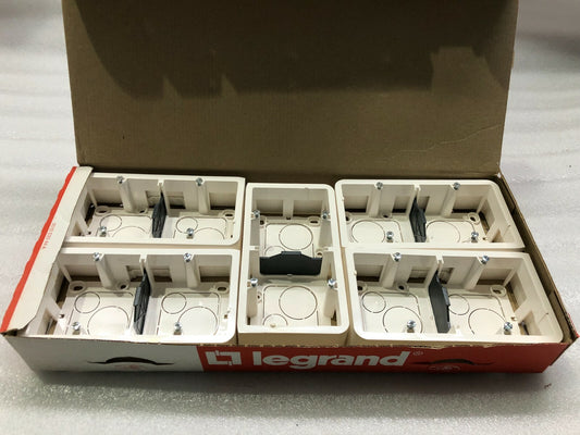LEGRAND 802 85 SURFACE MOUNTING BOX LOT OF 9 UNIT