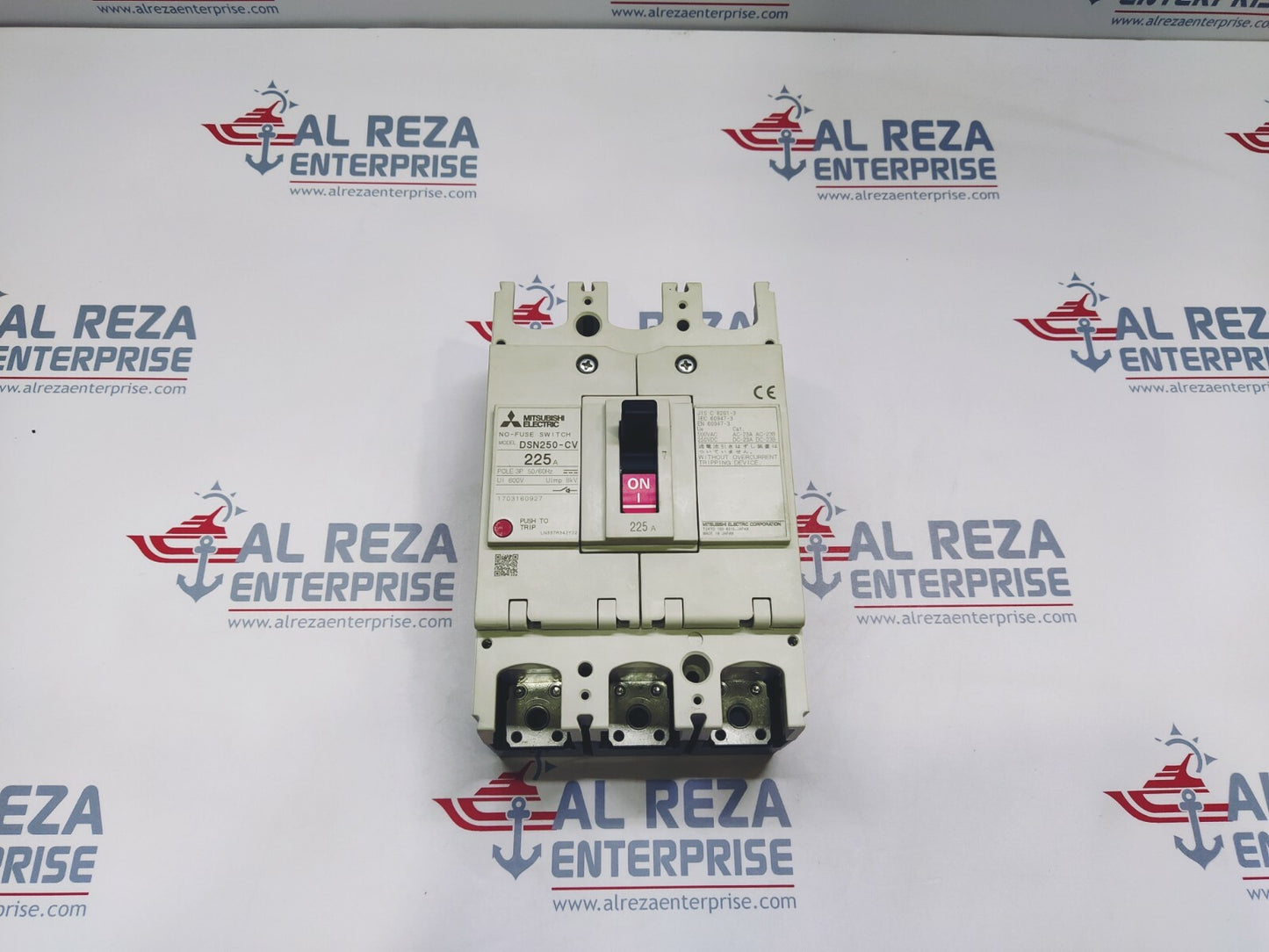 Mitsubishi DSN250-CV No-Fuse Switch 225A 600V 3P