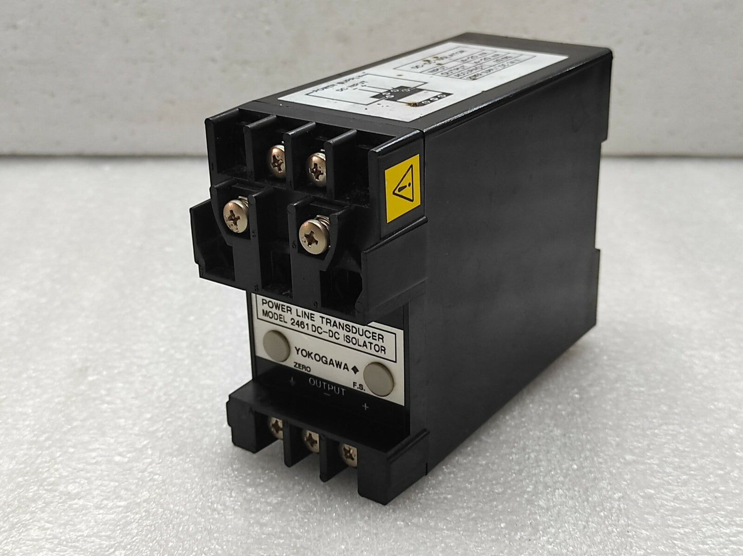 YOKOGAWA 2461 DC-DC ISOLATOR | 4–20MA SIGNAL ISOLATOR | 24VDC POWER LINE TRANSDU