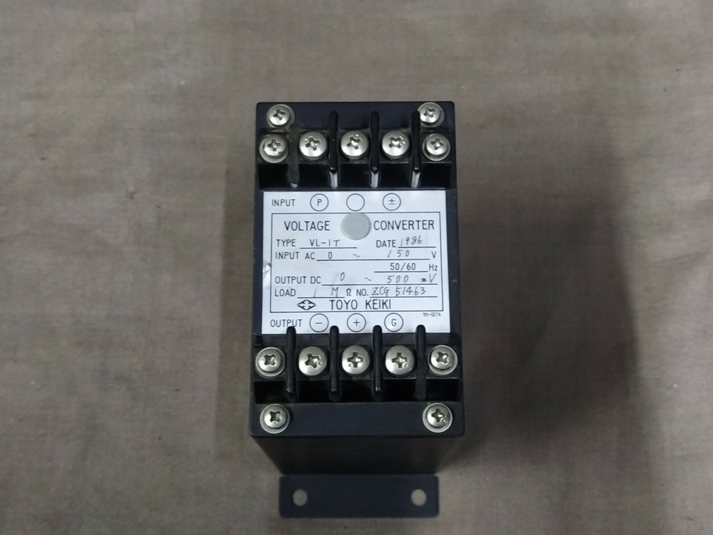 Toyo Keiki VL-IT Voltage Converter VLIT