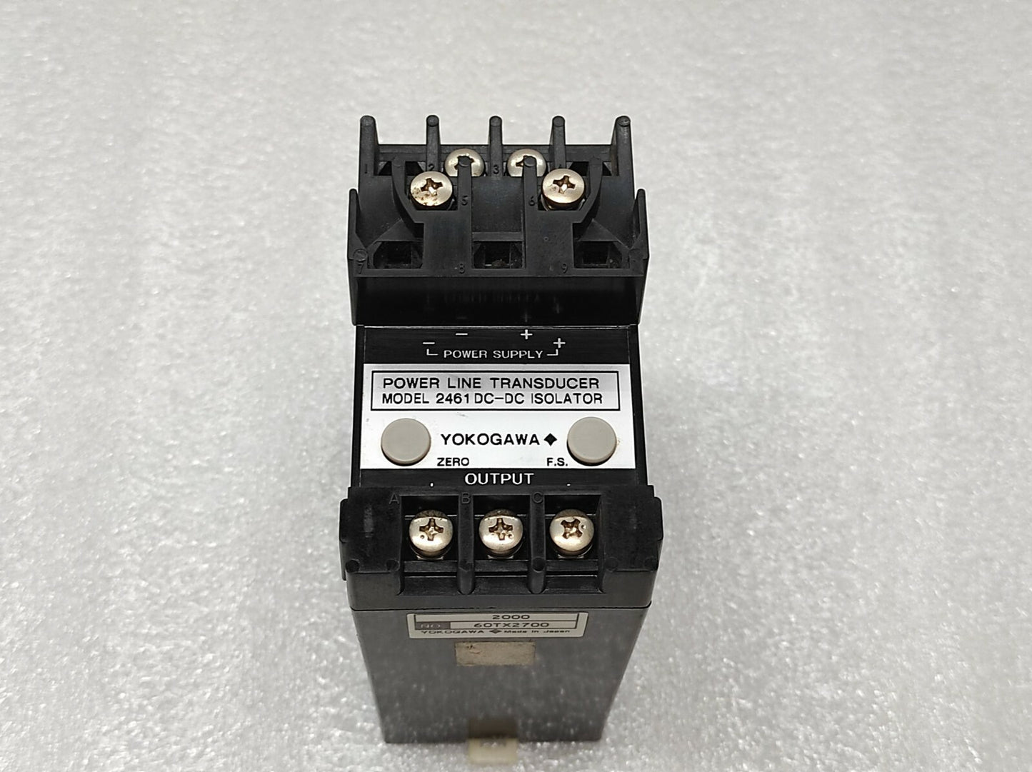 YOKOGAWA 2461 DC-DC ISOLATOR | 4–20MA SIGNAL ISOLATOR | 24VDC POWER LINE TRANSDU