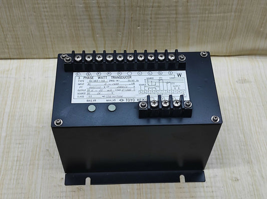 Toyo Keiki EG-3AT-SD 3-Phase Watt Transducer EG3ATSD 1400KW