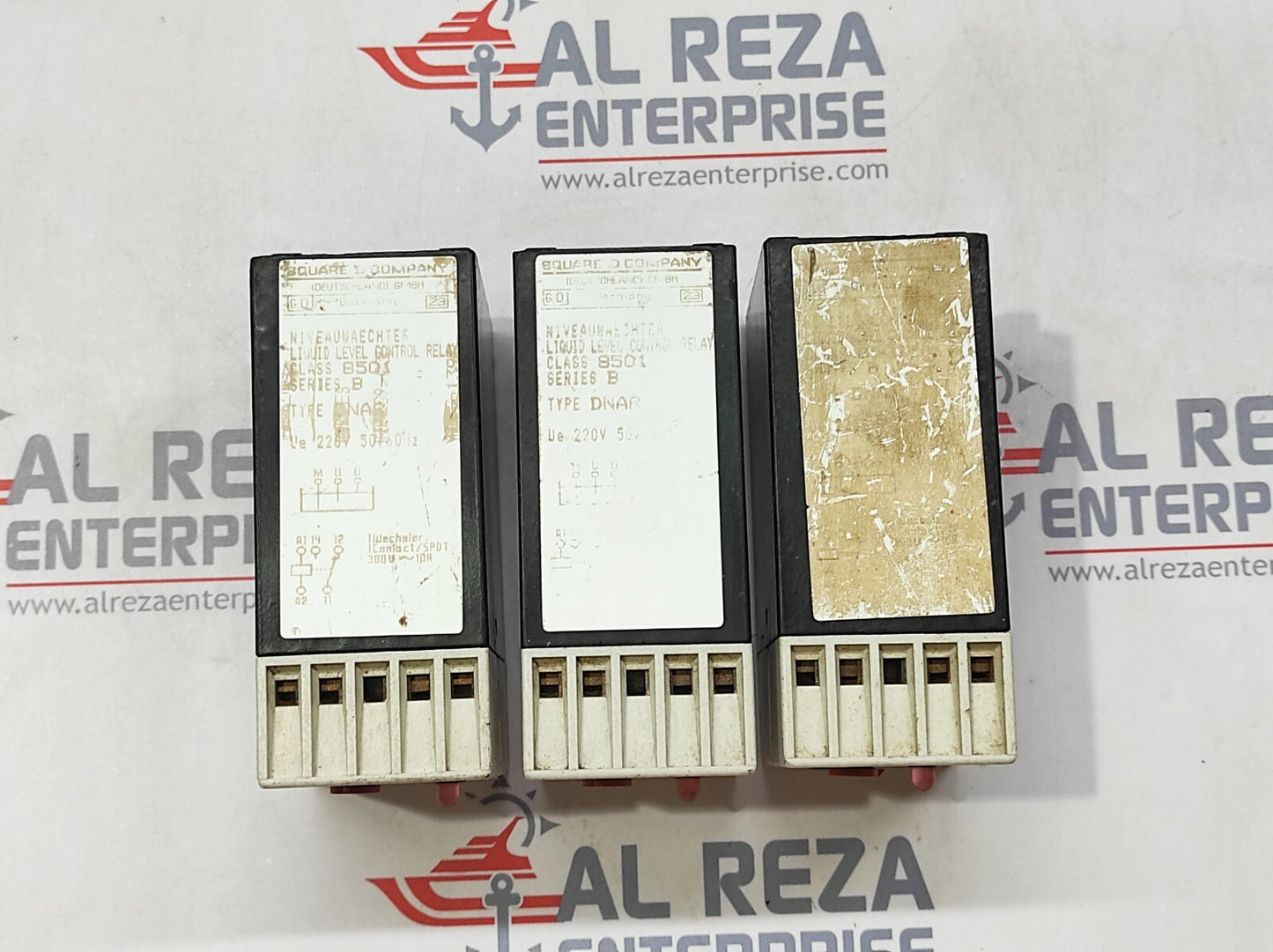 SQUARE D TYPE DNAR SERIES B LIQUID LEVEL CONTROL RELAY 220V