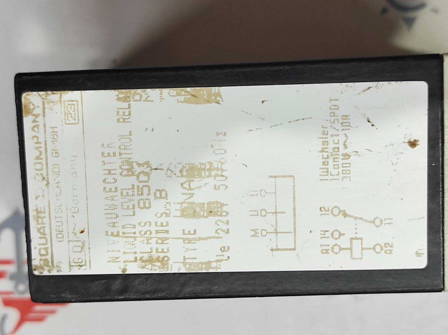 SQUARE D TYPE DNAR SERIES B LIQUID LEVEL CONTROL RELAY 220V