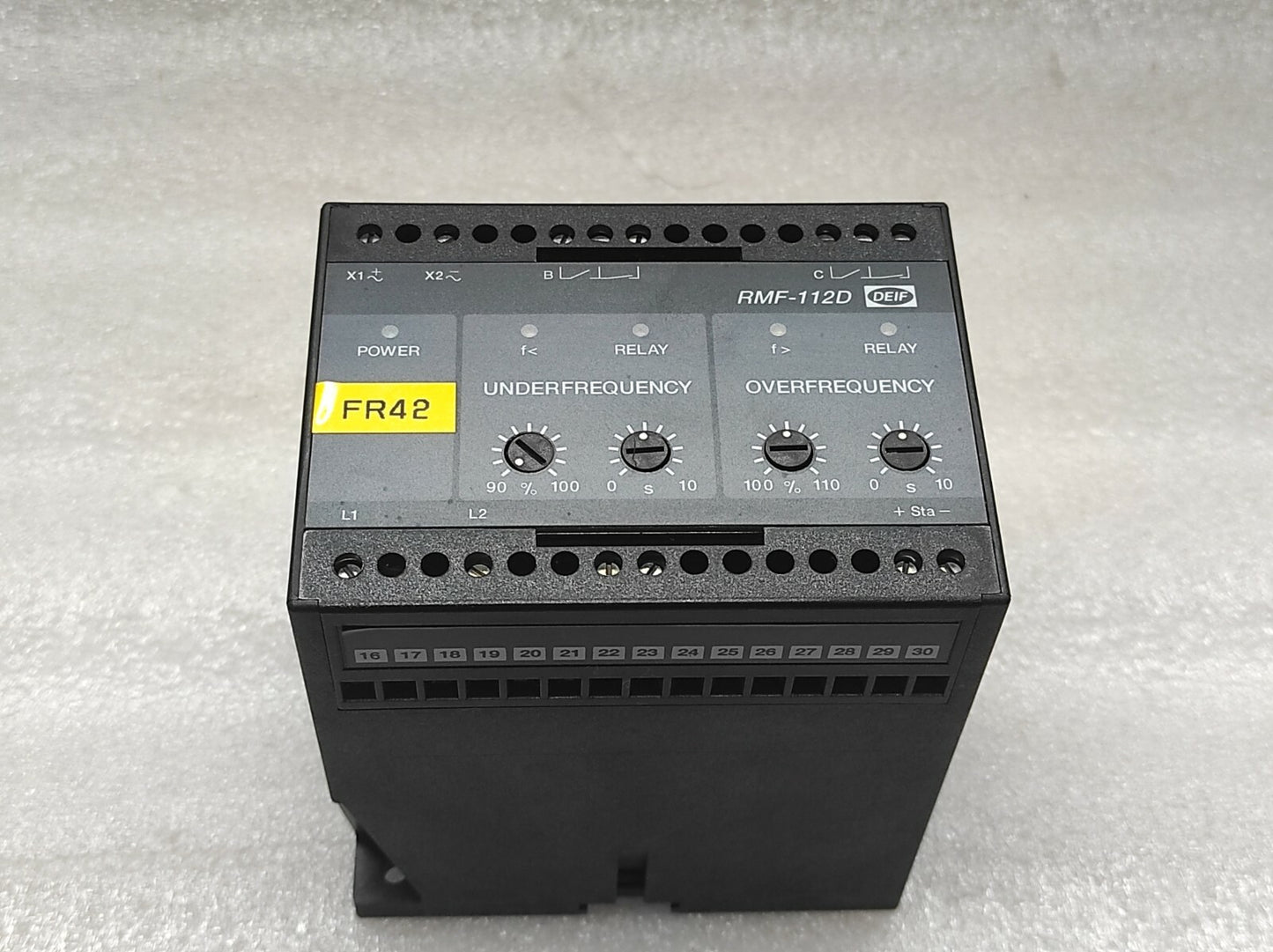 DEIF RMF-112D FREQUENCY RELAY 110VAC