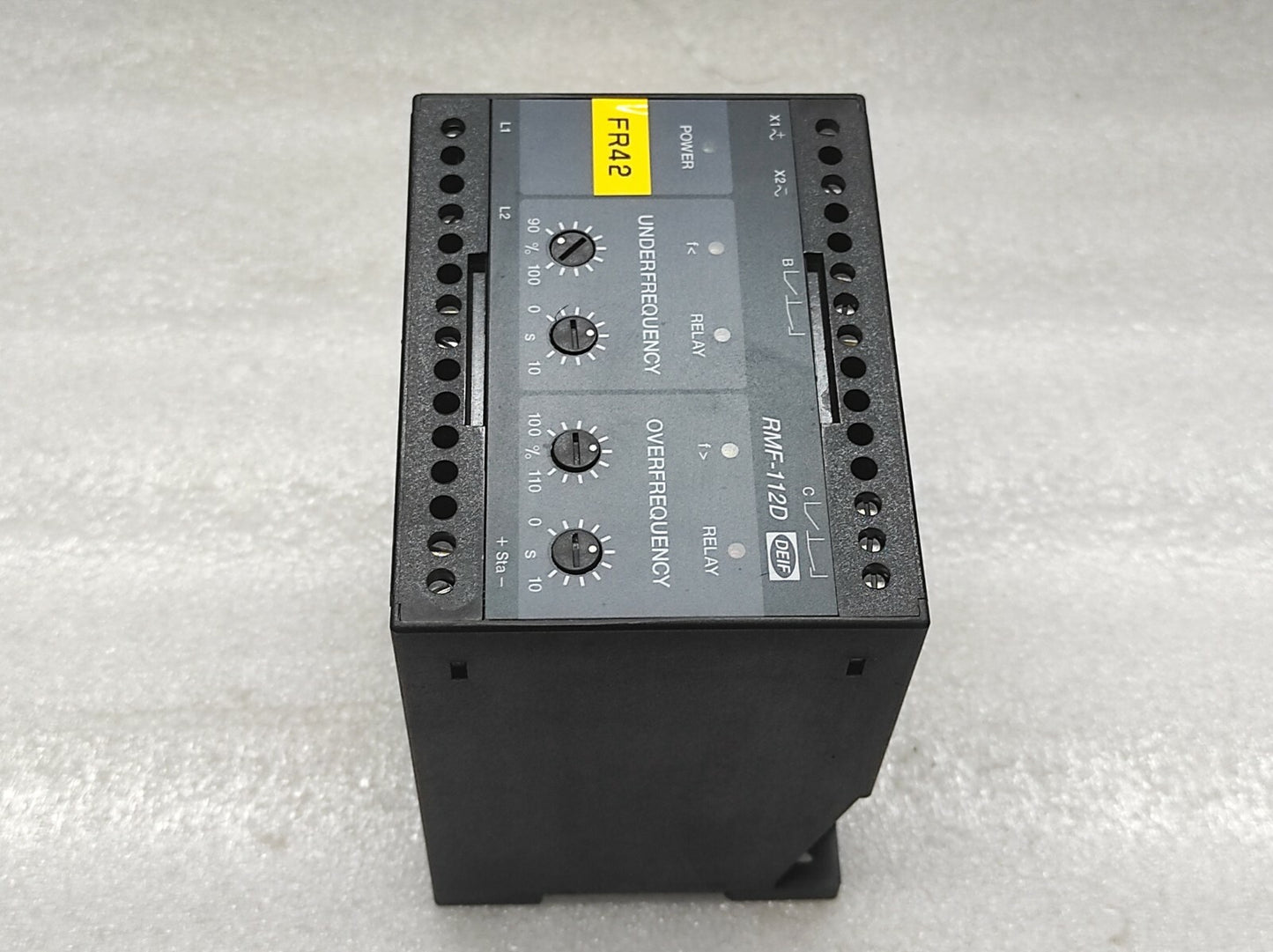 DEIF RMF-112D FREQUENCY RELAY 110VAC