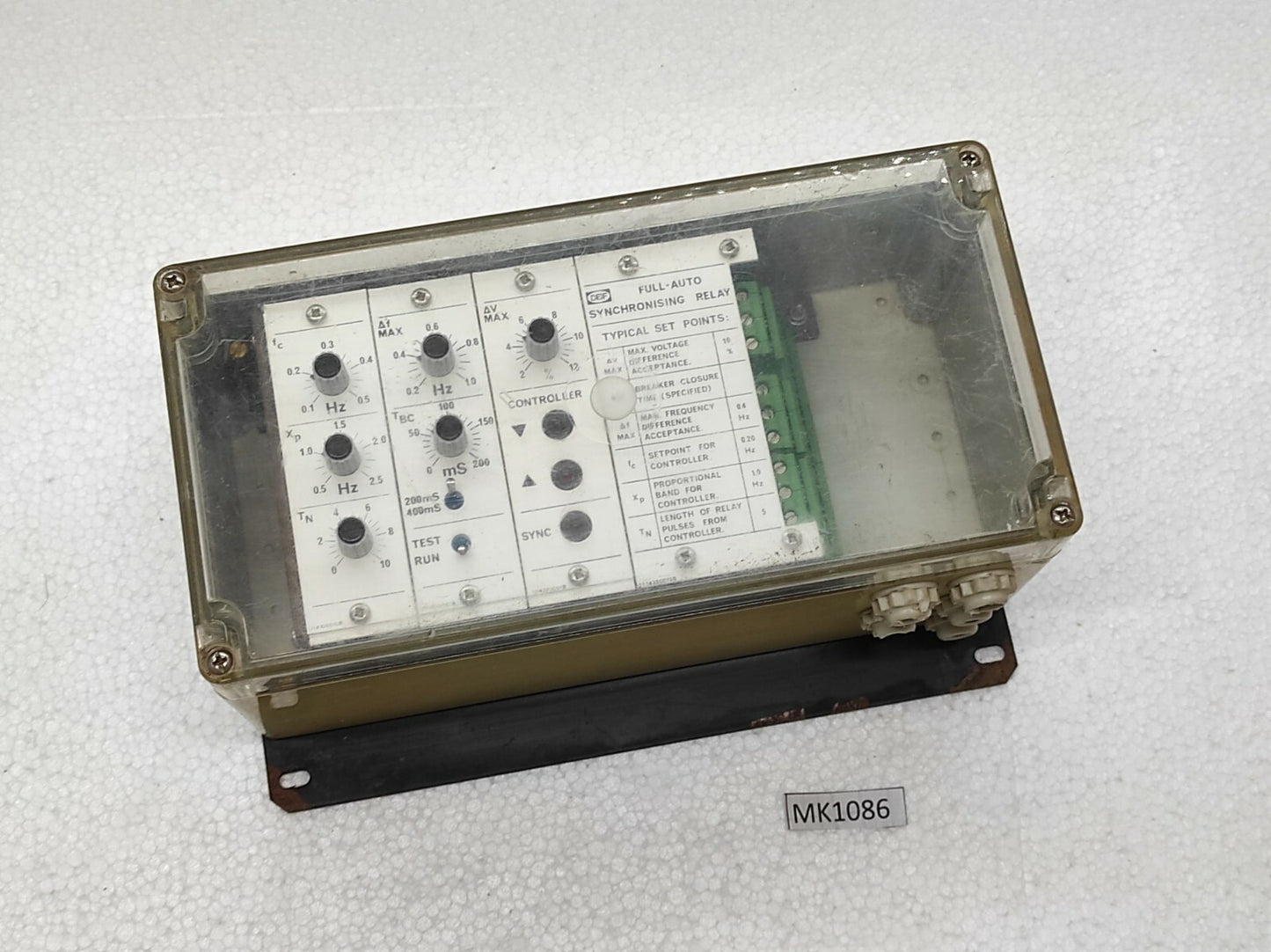 Deif Full Auto Synchronising Relay 1114320012B 1114320010B 1114320007B 111432000