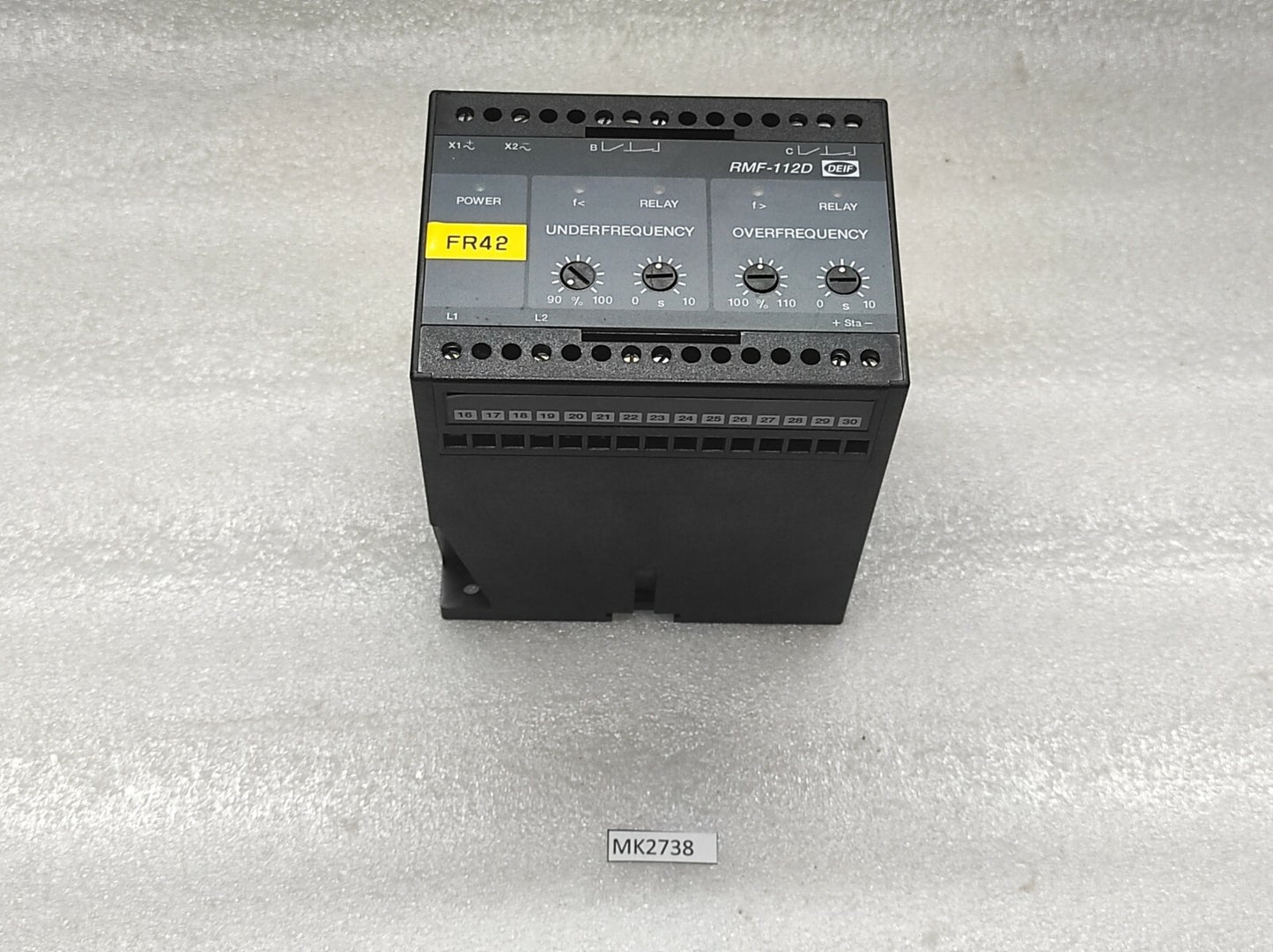 DEIF RMF-112D FREQUENCY RELAY 110VAC
