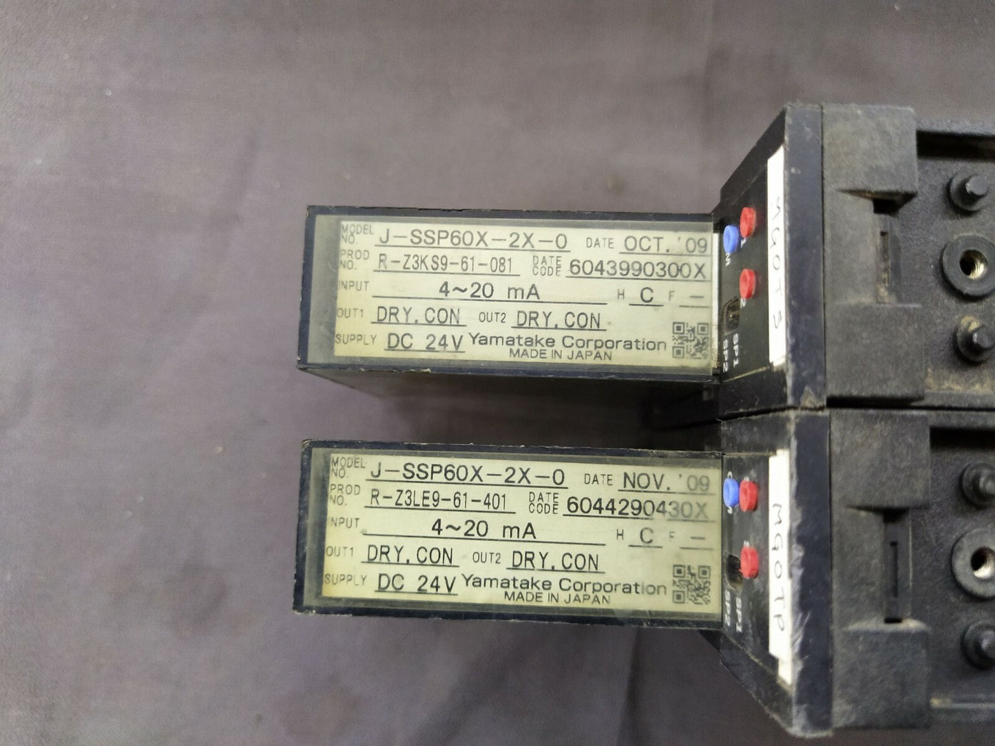 Yamatake J-SSP60X-2X-0 Controller JSSP60X2X0 24V DC