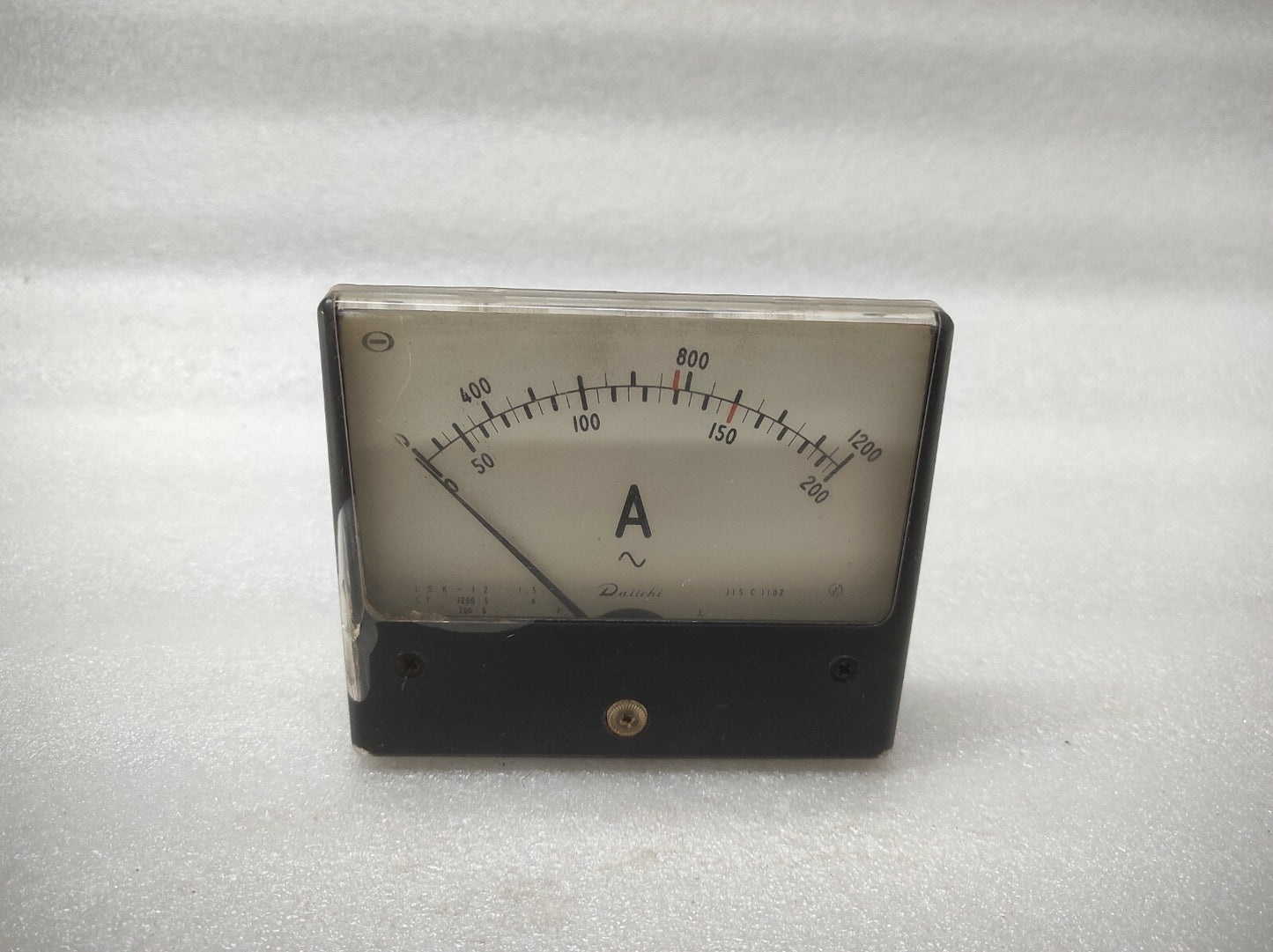 DAIICHI LSK-12 CT 1200/5A DOUBLE AMMETER 200/5A
