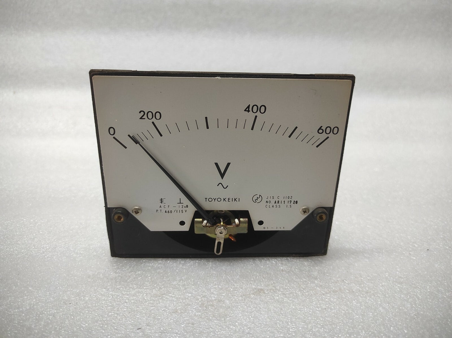 TOYO KEIKI ACF-12NB VOLTMETER PT 460/115V