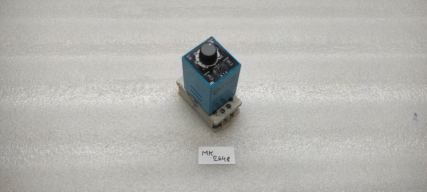 IDEC RTE-P1AD24 ELECTRONIC TIMER 24VAC-DC