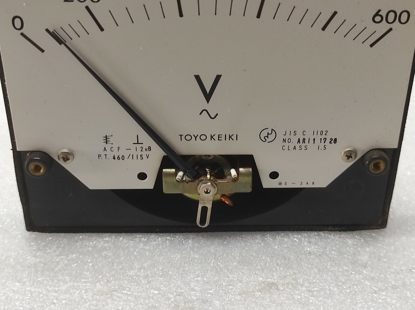 TOYO KEIKI ACF-12NB VOLTMETER PT 460/115V