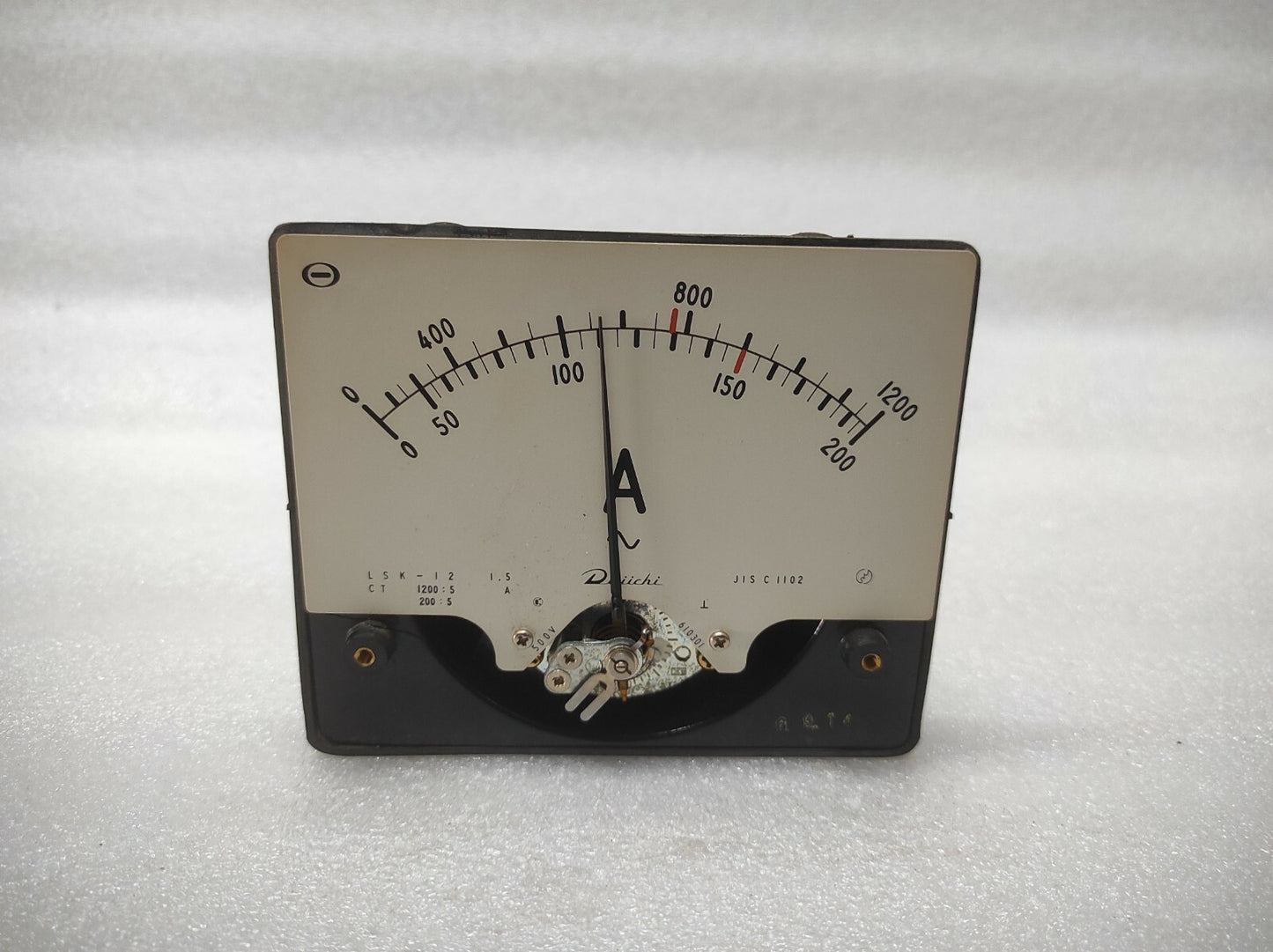DAIICHI LSK-12 CT 1200/5A DOUBLE AMMETER 200/5A