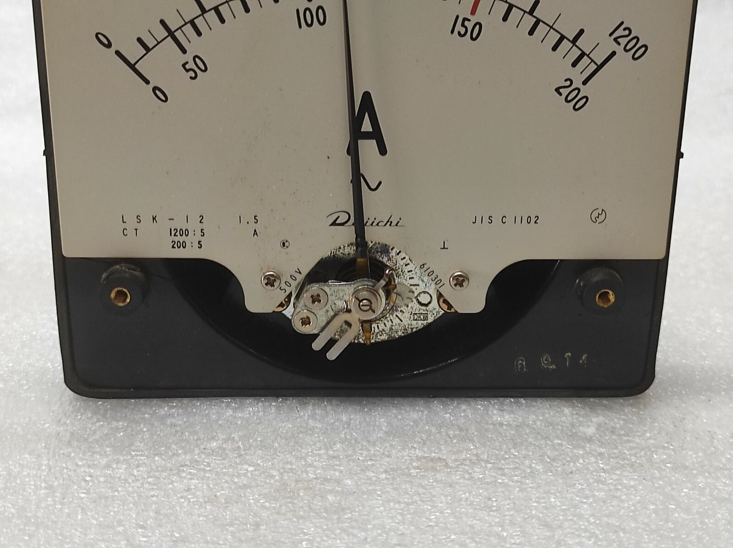 DAIICHI LSK-12 CT 1200/5A DOUBLE AMMETER 200/5A