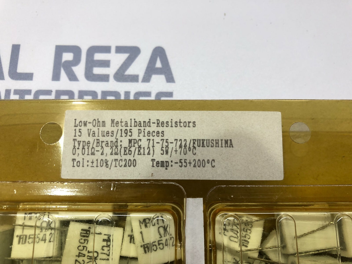 NOVA CCR-32 COMP-CARDS LOW OHM METAL BAND RESISTORS