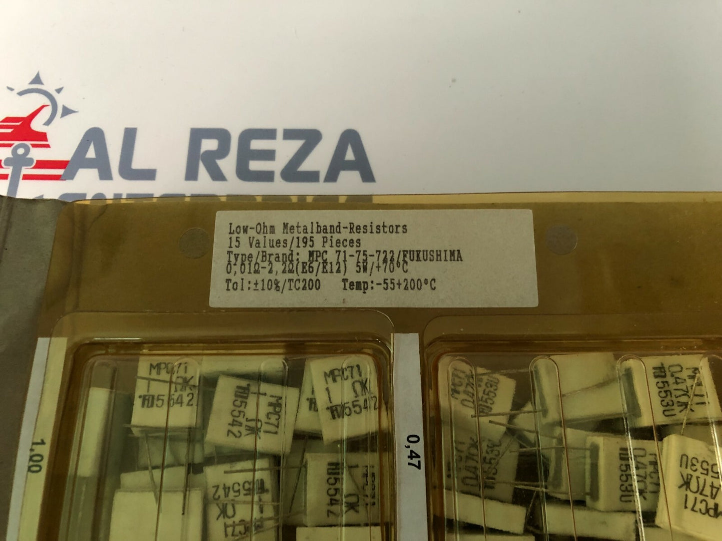 NOVA CCR-32 COMP-CARDS LOW OHM METAL BAND RESISTORS