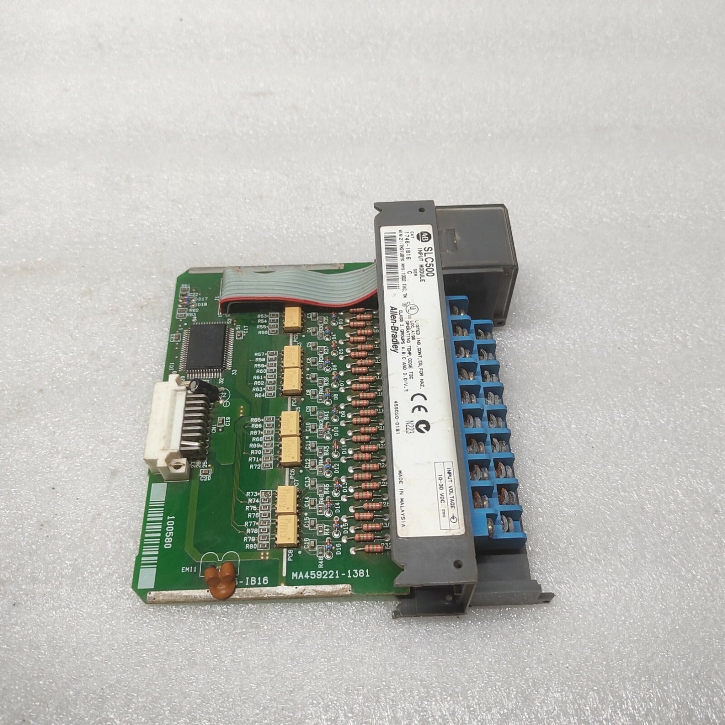 ALLEN BRADLEY CAT 1746-IB16 SLC500 INPUT MODULE
