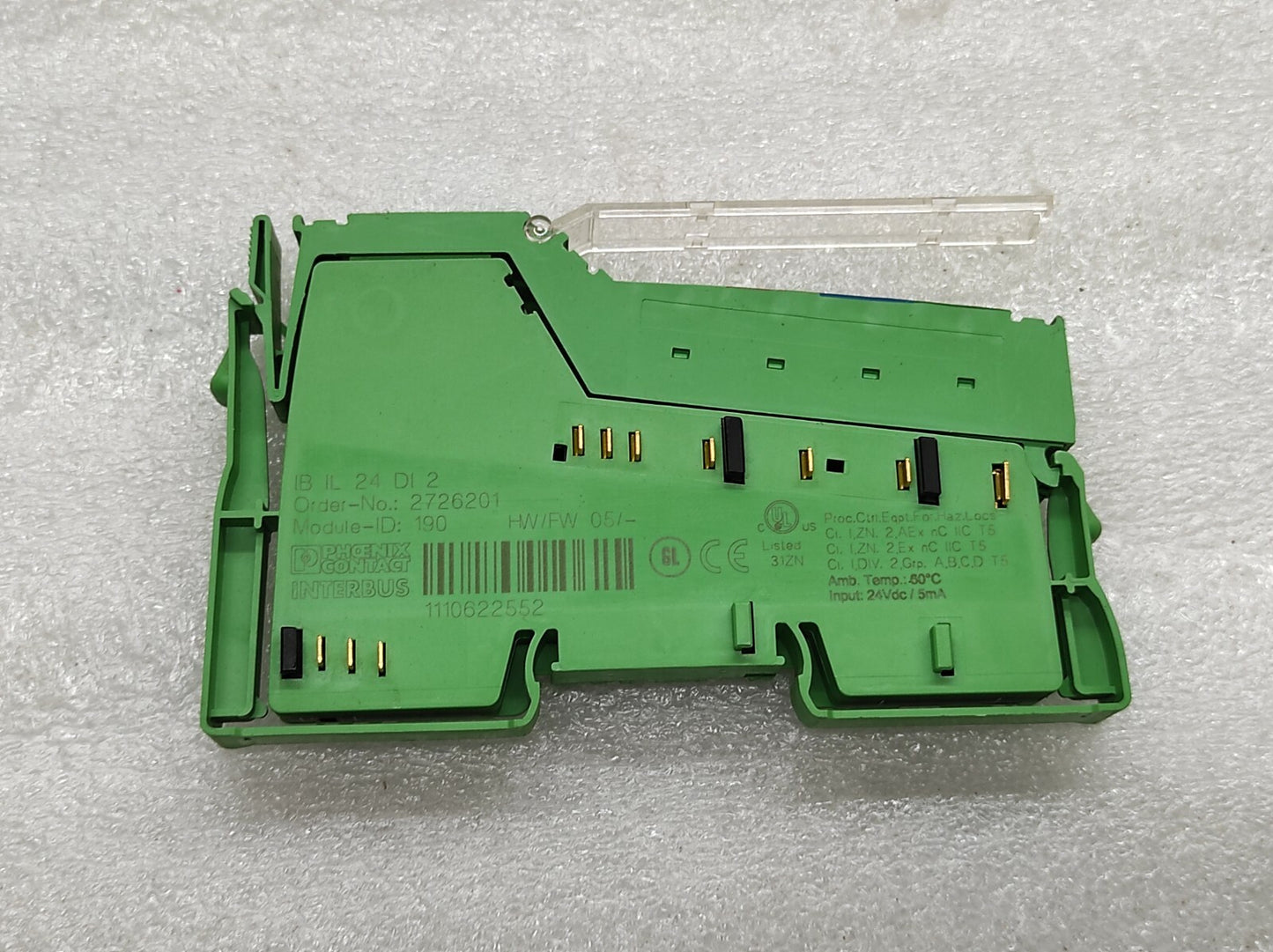PHOENIX CONTACT IB IL 24 DI 2 DIGITAL INPUT 2726201