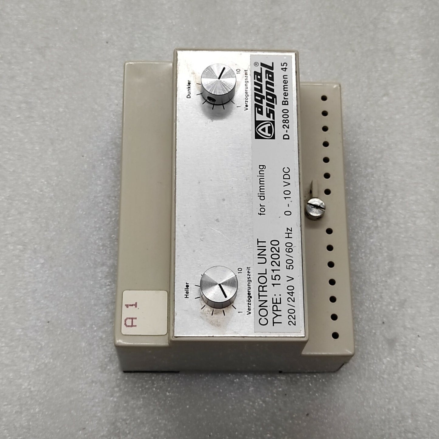 AQUA SIGNAL 1512020 CONTROL UNIT 220-240V