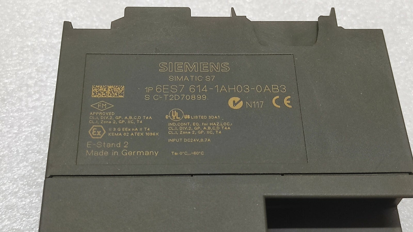 SIEMENS 6ES7 614-1AH03-0AB3 CPU 614