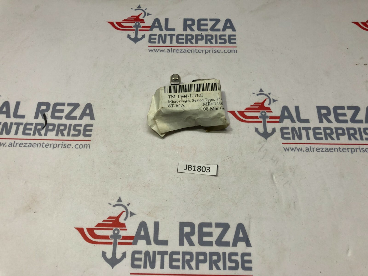 TEND TM-1704-1 MOMENTARY ACTUATOR MICRO LIMIT SWITCH 15A 250V TM17041