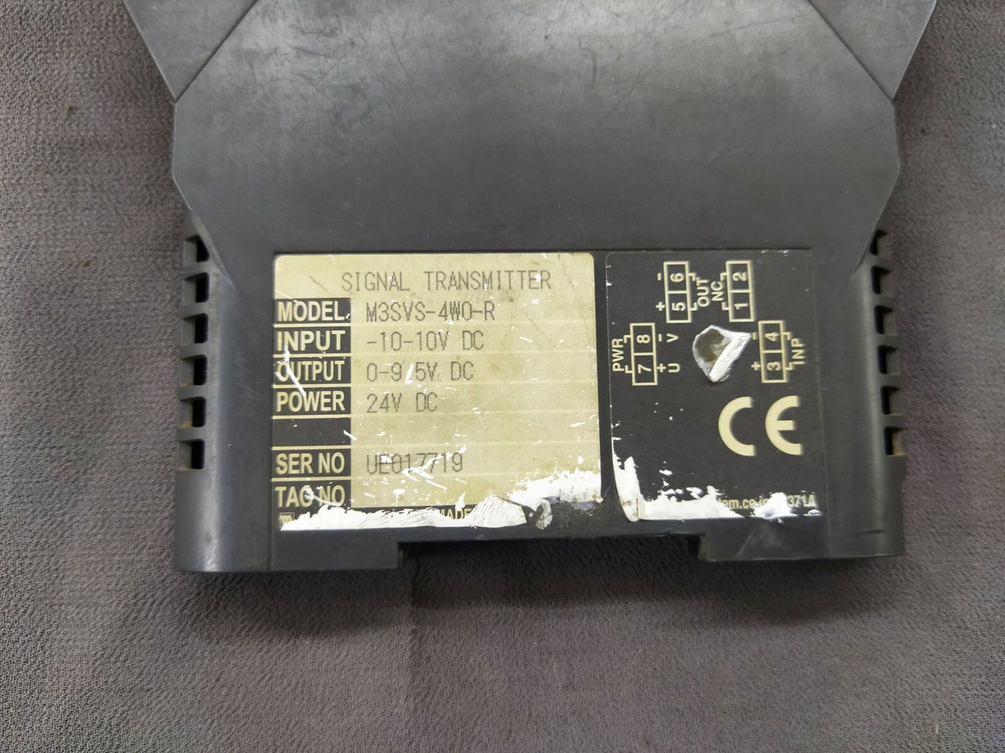 M-System M3SVS-4W0-R Signal Transmitter 24V DC M3SVS4W0R