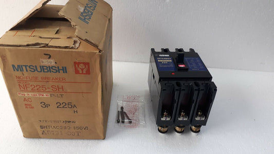 Mitsubishi NF225-SH No Fuse Breaker 225A 3P 660V NF225SH