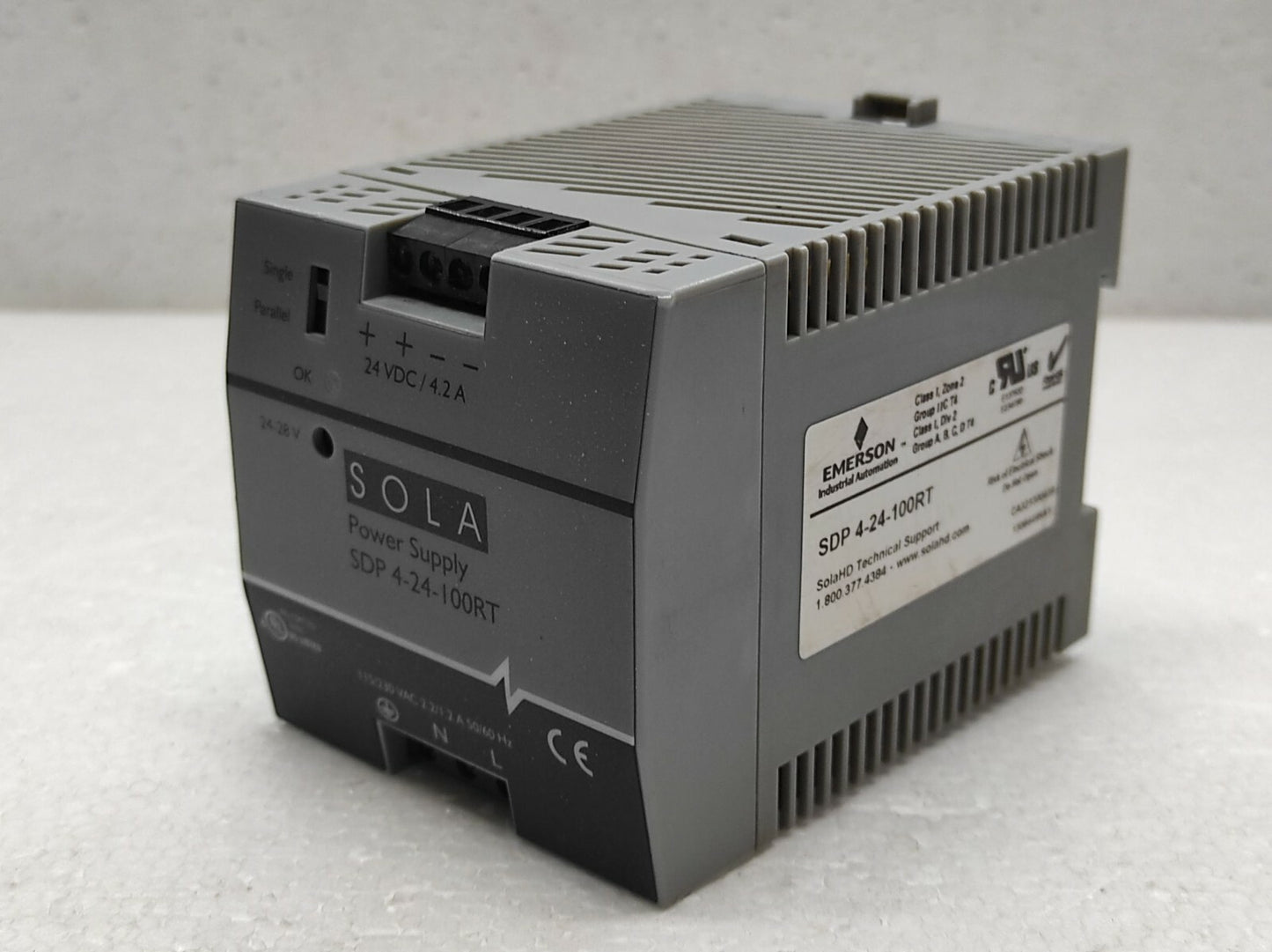 Sola SDP 4-24-100RT Power Supply Emerson SDP424100RT