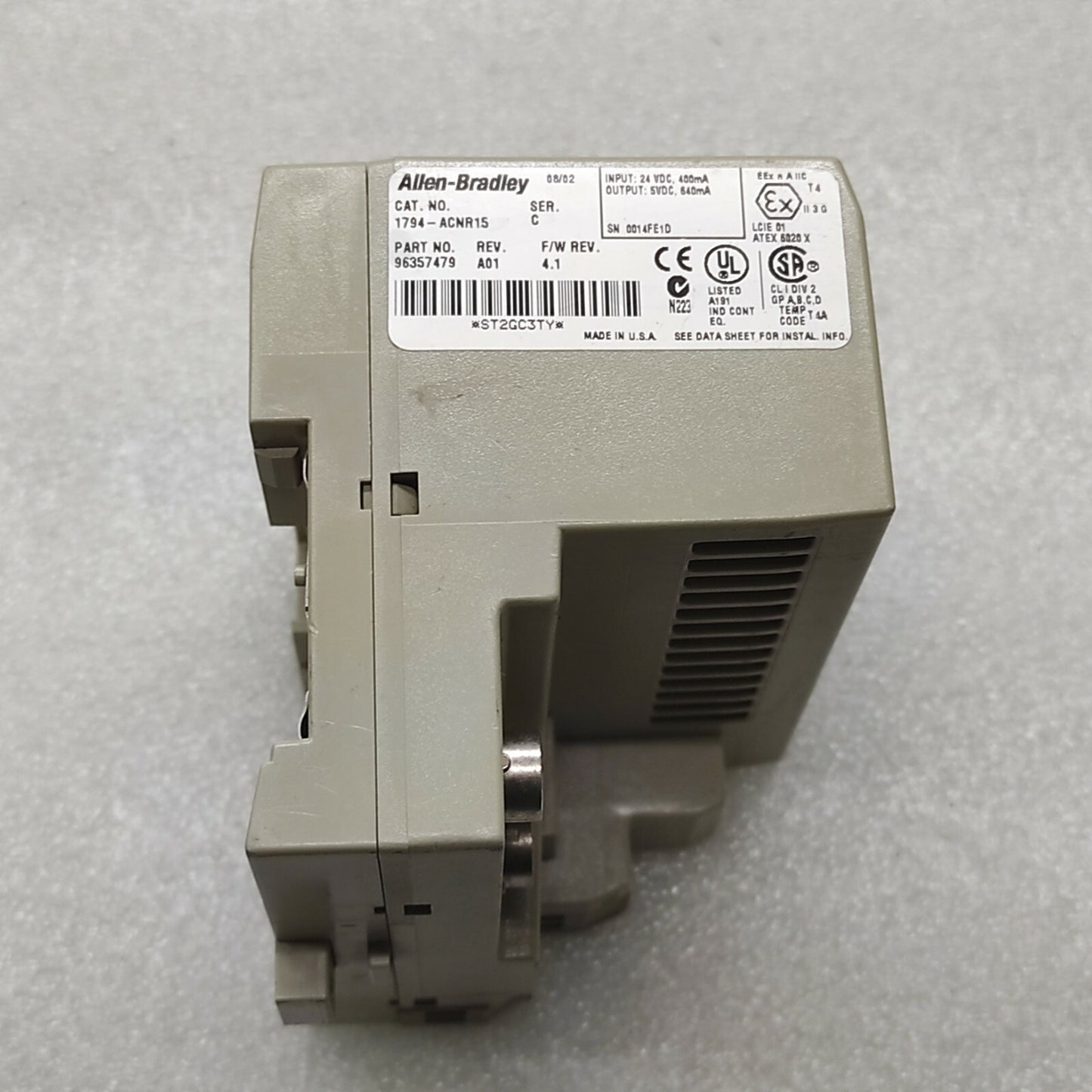 ALLEN BRADLEY CAT 1794-ACNR15 SERIES C 96357479
