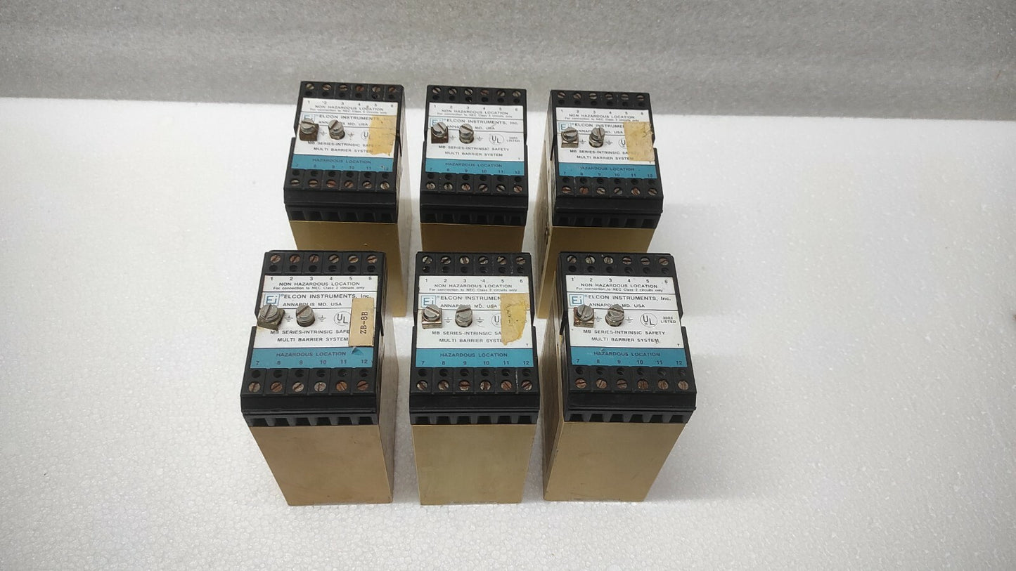ELCON INSTRUMENT MB4/4/18+18 INTRINSIC SAFETY BARRIER MB 4-4-18-18