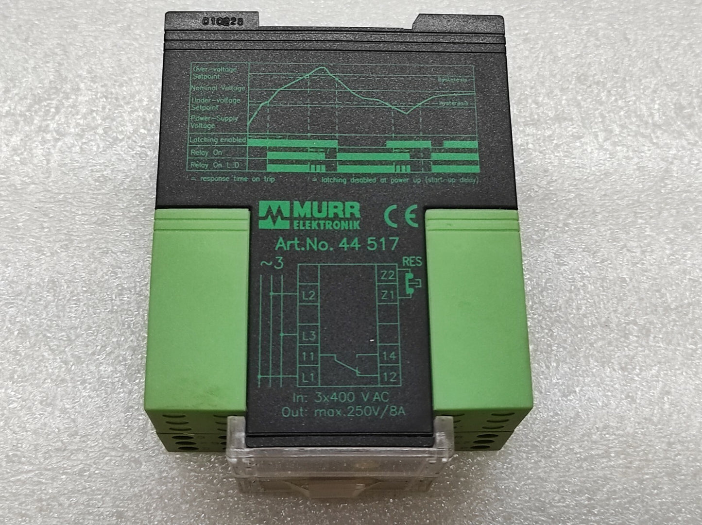 MURR ELEKTRONIK 44517 3-PH VOLTAGE WINDOW COMPARATOR