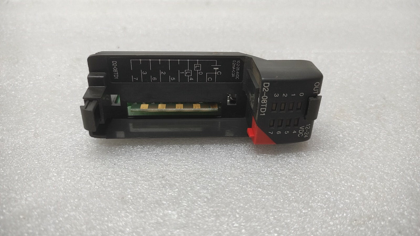 PLC DIRECT D2-08TD1 DISCRETE OUTPUT MODULE LOT  OF 2 UNIT