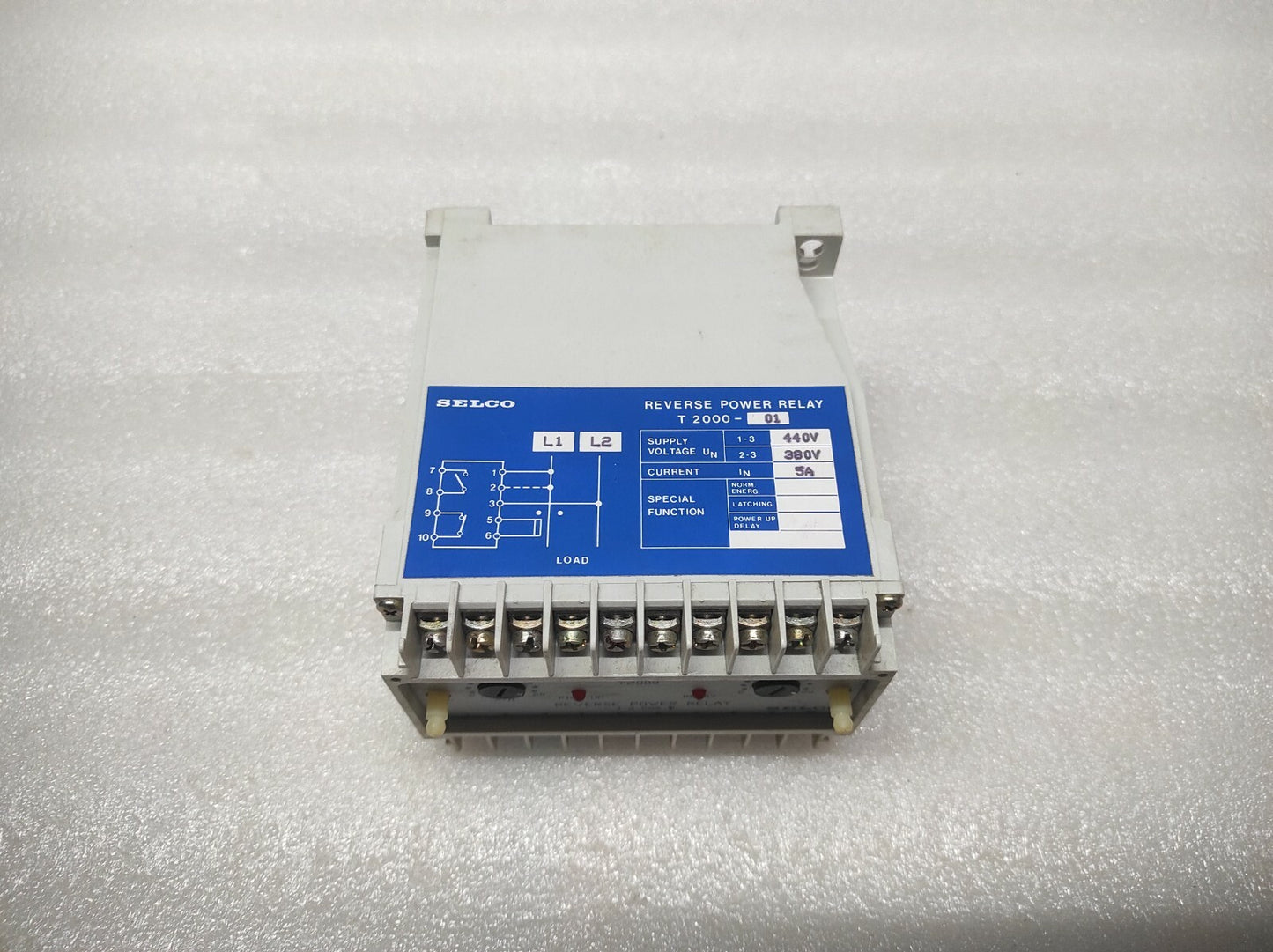 SELCO T2000-01 REVERSE POWER RELAY 440V