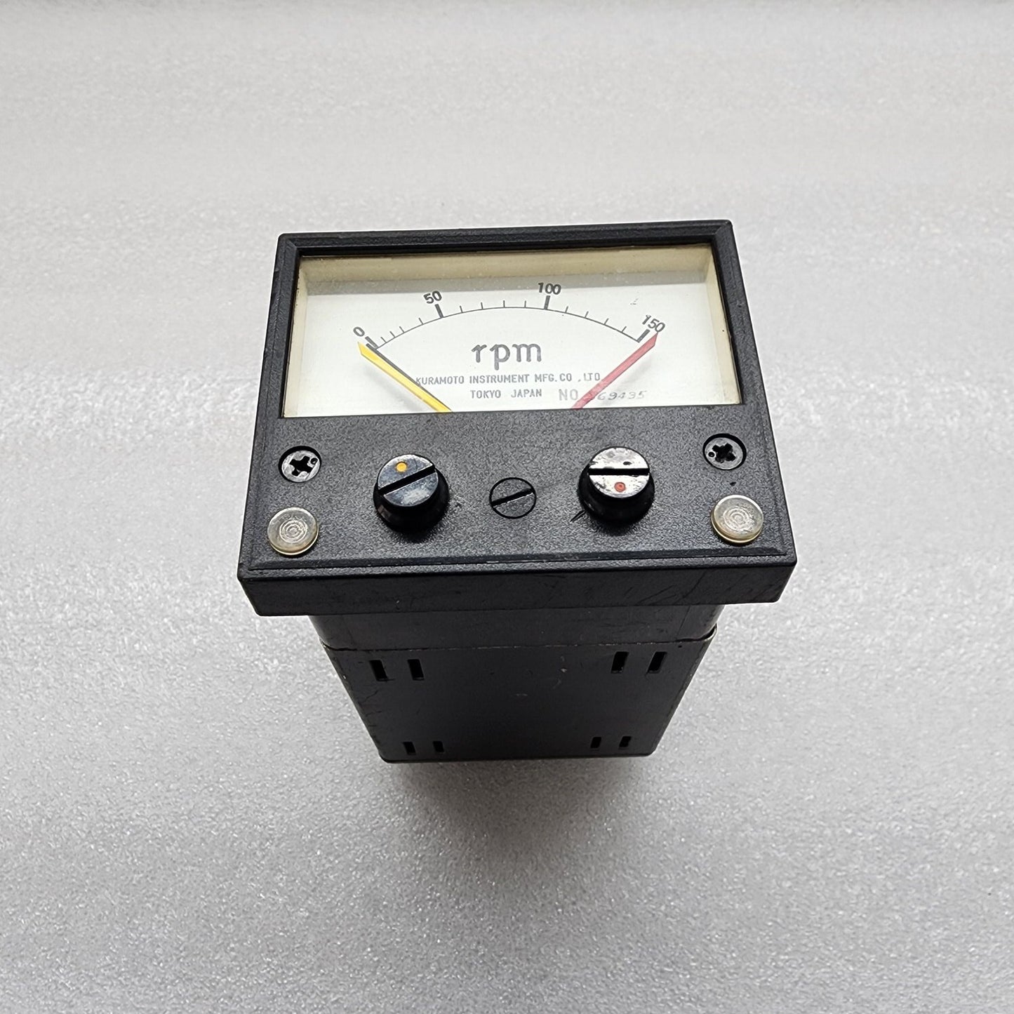 KUWANO ELECTRIC RLM-120 RPM METER 84A131 KURAMOTO KEIKI SEIKOSHO