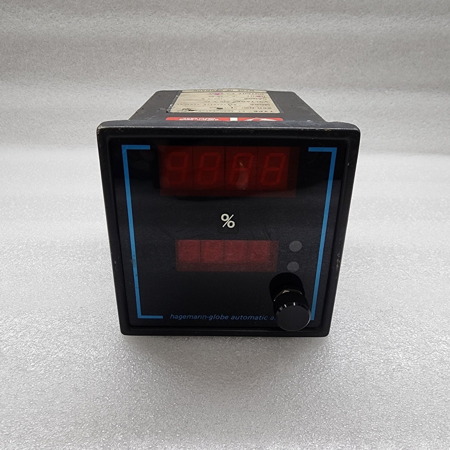 HAGEMANN GLOBE AUTOMATIC ET 1000.131-6  MOTORVALVE CONTROL 230V
